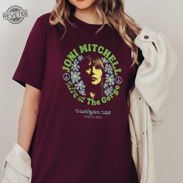 Joni Mitchell Echoes Through The Canyon Shirt Vintage Style Joni Jam Shirt Boho 70S Band Tee Joni Mitchell Fan Gift For Men And Women Unique revetee 6