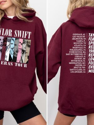 Two Sided The Eras Tour Concert Sweatshirt Taylor Swift Sweatshirt Taylor Swift Eras Tour Movie Sweatshirt Ts Merch Hoodies Swiftie Shirt Unique revetee 5 1