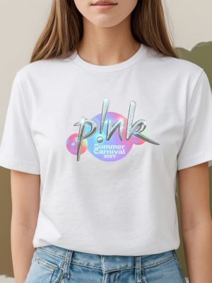 Pnk Pink Summer Carnival Tour 2024 Shirt Music Tour 2024 Pink Summer Show Dates Shirt Pink On Tour Gift Tee For Fans Concert Apparel Unique revetee 5