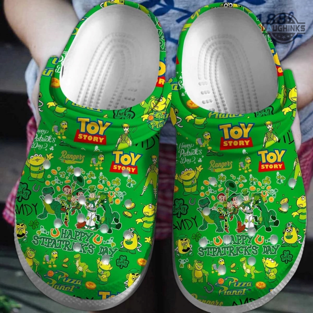 Toy Story Crocs Toy Story Cartoon Saint Patricks Day Crocs