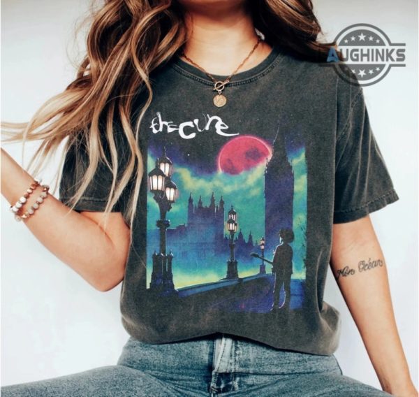 the cure sweatshirt tshirt hoodie mens womens vintage the cure bootleg 90s reprinted graphic tee the cure tour 2023 rock band concert gift for fans laughinks 3
