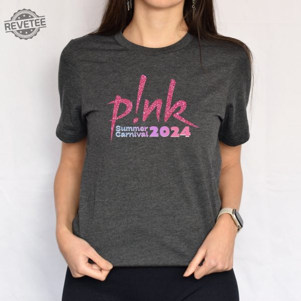 Pnk Summer Carnival 2024 Trustfall Album Tee Pink Singer Tour Music Festival Shirt Concert Apparel Tour Shirt P Nk Tour 2024 Unique revetee 1