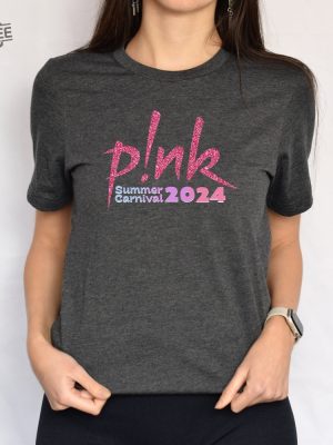 Pnk Summer Carnival 2024 Trustfall Album Tee Pink Singer Tour Music Festival Shirt Concert Apparel Tour Shirt P Nk Tour 2024 Unique revetee 2