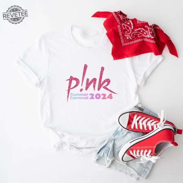 Pnk Summer Carnival 2024 Trustfall Album Tee Pink Singer Tour Music Festival Shirt Concert Apparel Tour Shirt P Nk Tour 2024 Unique revetee 3
