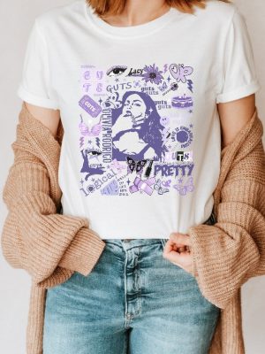 Olivia Guts Tour Shirt Guts Tour 2024 Sweatshirt Shirt 2024 Concert Shirt Guts Tee Olivia Rodrigo Guts Tour Merch Unique revetee 5