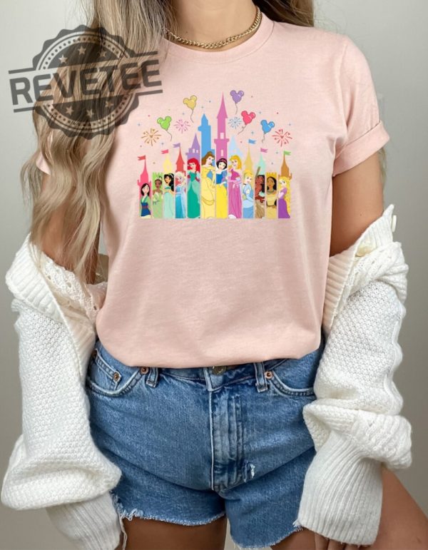 Princess Castle Shirt Disney Castle Princess Gift Disney Girl Trip Princess Shirt Princess Castle My Neighbor Totoro Princess Anne Unique revetee 1