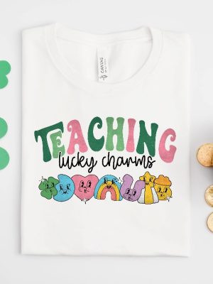 Teaching Lucky Charms Sweatshirt Lucky Teacher Sweatshirt Saint Patricks Day Teacher Sweatshirt Teachers Lucky Charms Sweatshirt Gifts Unique revetee 2