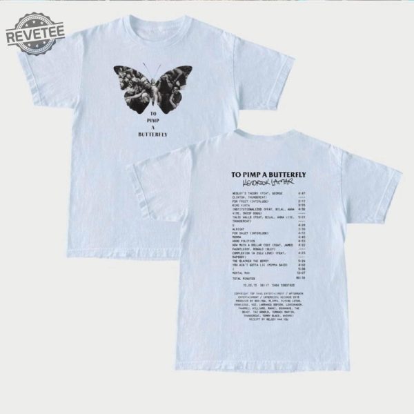 Kendrick Lamar Shirt To Pimp A Butterfly Tracklist Sweatshirt Kendrick Lamar Retro Vintage Style Hoodie Kendrick Lamar Shirt Fan Gift Unique revetee 2