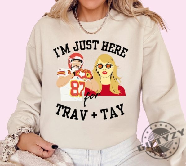 In My Kelce Era Shirt Super Bowl Swift Kansas City Sweatshirt Taylor And Travis Football Hoodie Chiefs Sweatshirt Unisex Tshirt Valentines Shirt giftyzy 3