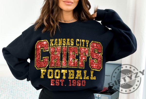 Super Bowl Shirt Swift Bowl Hoodie Football Sweatshirt Travis Kelce Tshirt Chiefs Shirt giftyzy 1