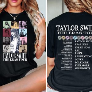 Two Sided The Eras Tour Concert Shirt Taylor Swift Shirt Custom Text Shirt Ts Merch Shirt Eras Tour Concert Shirt Swiftie Shirt Unique revetee 3