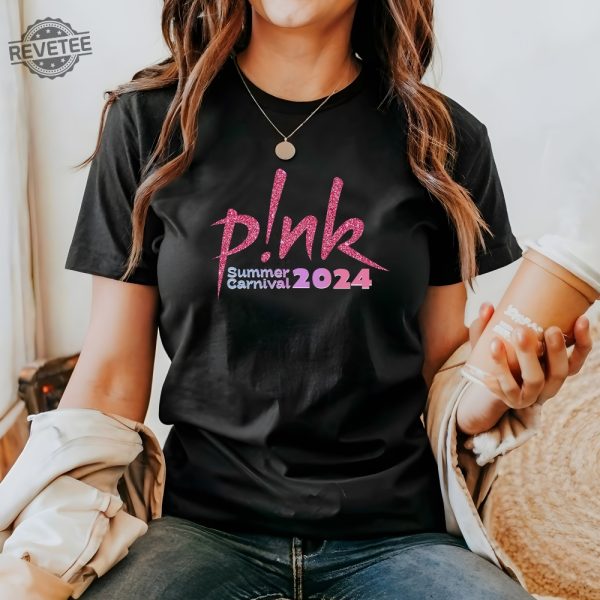 Pnk Summer Carnival 2024 Trustfall Album Tee Pink Singer Tour Music Festival Shirt Concert Apparel Tour Shirt Pink Music Clothing Unique revetee 4