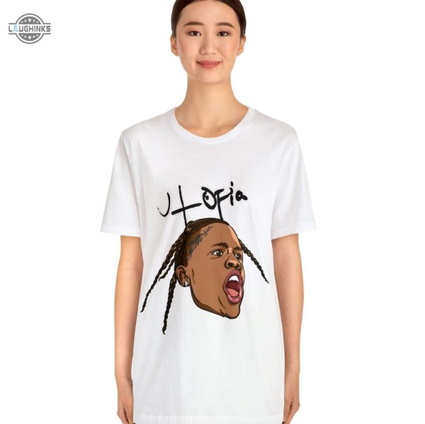 travis scott tshirt toon utopia tshirt sweatshirt hoodie mens womens music gift for fans laughinks 1 6