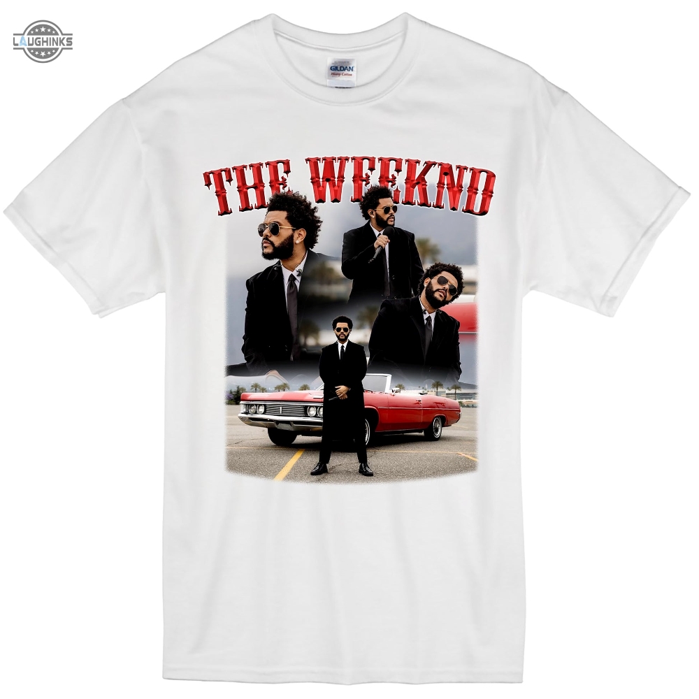 The Weeknd Vintage Tee  Candy Red Tshirt Sweatshirt Hoodie Mens Womens Music Gift For Fans
