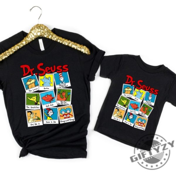 Read Across America Cartoon Characters Shirt Dr Suess Tshirt Reading Day Sweatshirt Dr Suess Birthday Party Hoodie Dr Suess Day Shirt giftyzy 2