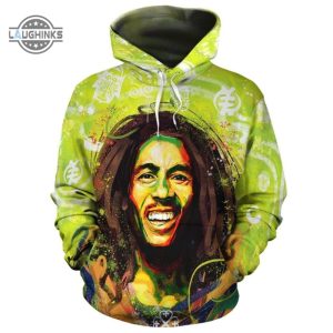 hoodie bob marley hoodie one love tshirt sweatshirt hoodie gift for jamaican reggae music fans laughinks 1 5