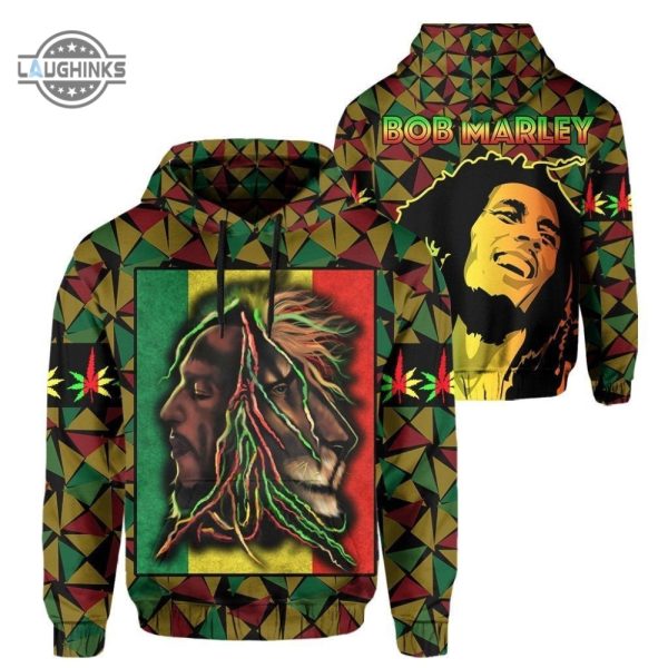 african hoodie bob marley hoodie one love tshirt sweatshirt hoodie gift for jamaican reggae music fans laughinks 1 3