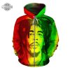 african hoodie bob marley zip hoodie one love tshirt sweatshirt hoodie gift for jamaican reggae music fans laughinks 1 2