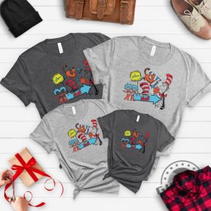 Personalized Dr.Seuss Cat In The Hat Shirt Read Across America Shirt For Kids Customized Cat In The Hat Sweatshirt Dr.Seuss Birthday Party Tshirt Unisex Hoodie Dr.Seuss Cat In The Hat Shirt giftyzy 4