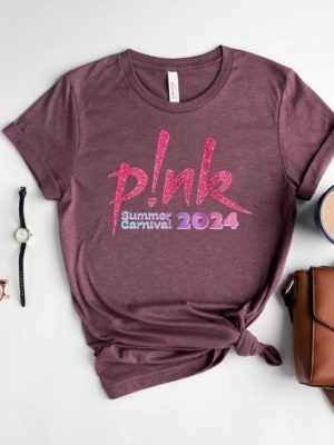 Pnk Summer Carnival 2024 Trustfall Album Tee Pink Singer Tour Music Festival Shirt Concert Apparel P Nk Tour 2024 Clothing revetee 3