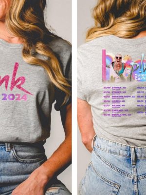 Pnk Summer Carnival 2024 Trustfall Album Tee Pink Singer Tour Music Festival Shirt Concert Apparel P Nk Tour 2024 Clothing revetee 4