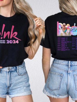 Pnk Summer Carnival 2024 Trustfall Album Tee Pink Singer Tour Music Festival Shirt Concert Apparel P Nk Tour 2024 Clothing revetee 5