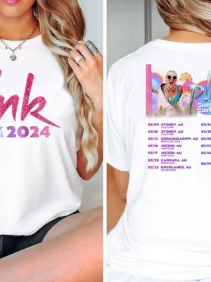 Pnk Summer Carnival 2024 Trustfall Album Tee Pink Singer Tour Music Festival Shirt Concert Apparel P Nk Tour 2024 Clothing revetee 6