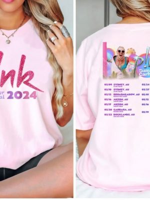 Pnk Summer Carnival 2024 Trustfall Album Tee Pink Singer Tour Music Festival Shirt Concert Apparel P Nk Tour 2024 Clothing revetee 7