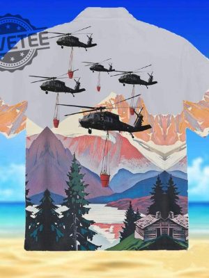 Blackhawk Helicopter Hawaiian Shirt Unique revetee 2