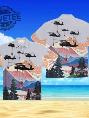 Blackhawk Helicopter Hawaiian Shirt Unique revetee 3