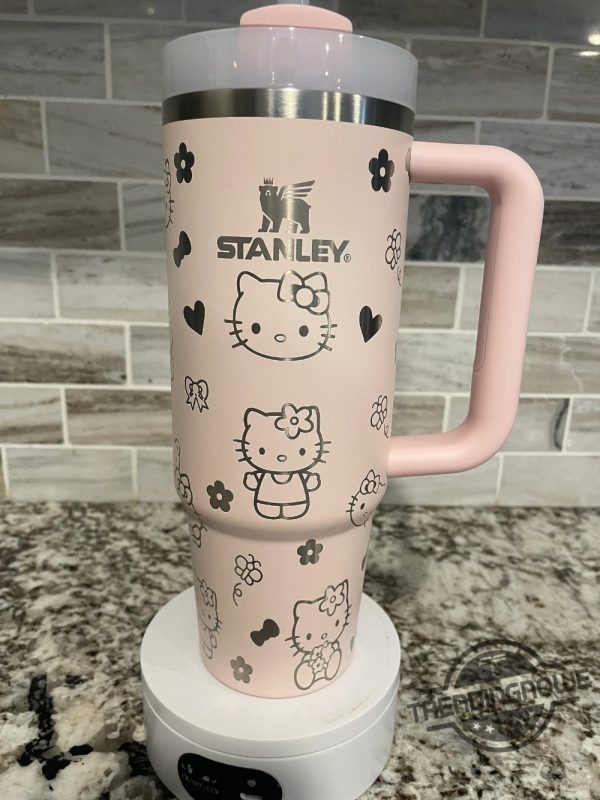 Hello Kitty Stanley Tumbler Hello Kitty Stanley Cup Choose Color Kitty Bow Anniversary Gift For Daughter trendingnowe.com 1
