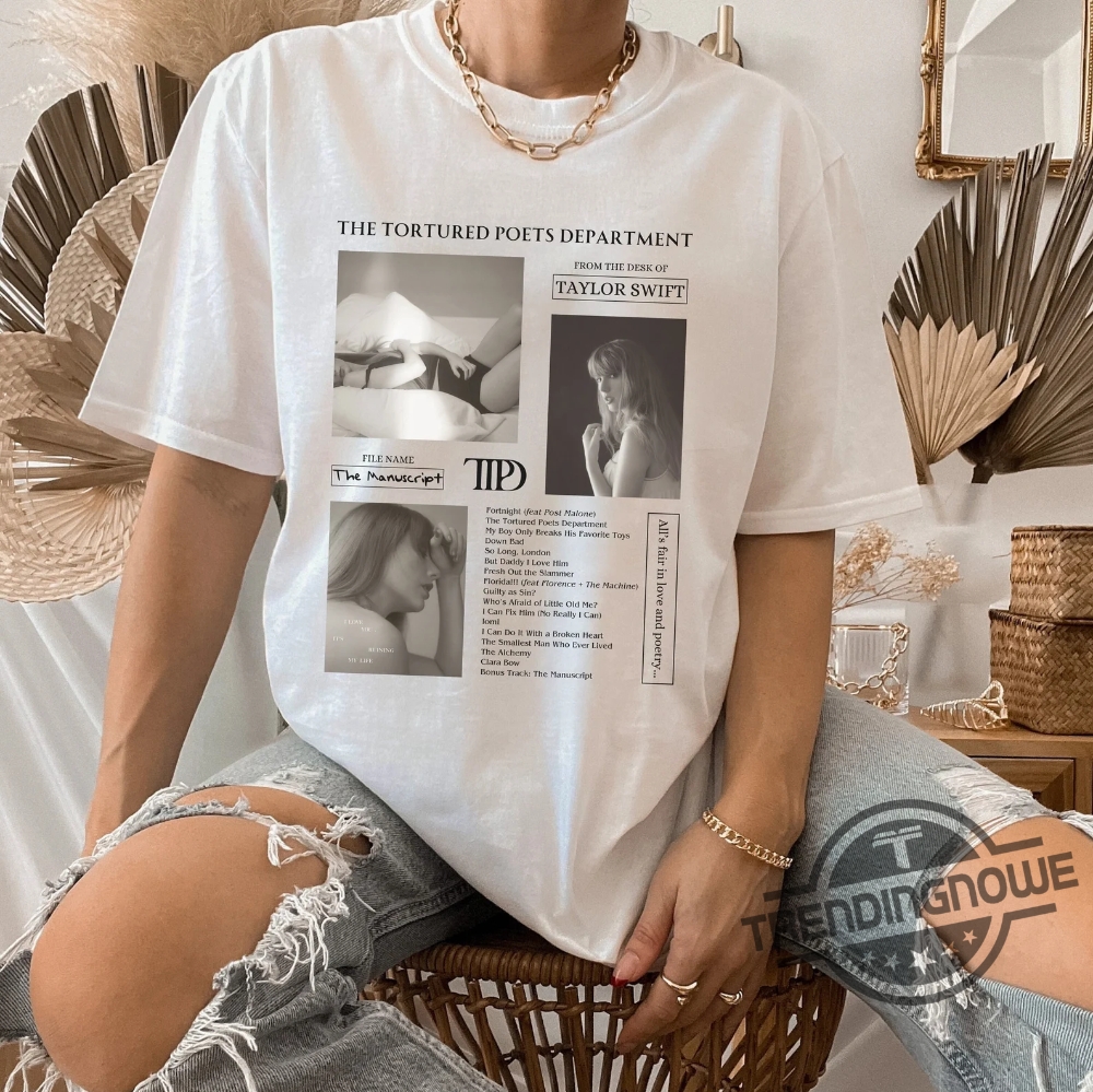 Taylor Swift Shirt The Tortured Poets Department Shirt Taylor Swiftie Merch Taylor Swiftie Shirt Ttpd Merch Eras Tour Taylor Swift Shirt trendingnowe 1
