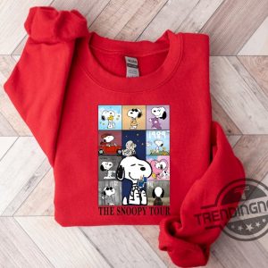 Swift Eras Tour Snoopy Sweatshirt Snoopy Dog Sweater Swiftie Eras Crewneck Lover Midnights Folklore T Shirt The Snoopy Tour Shirt trendingnowe 2