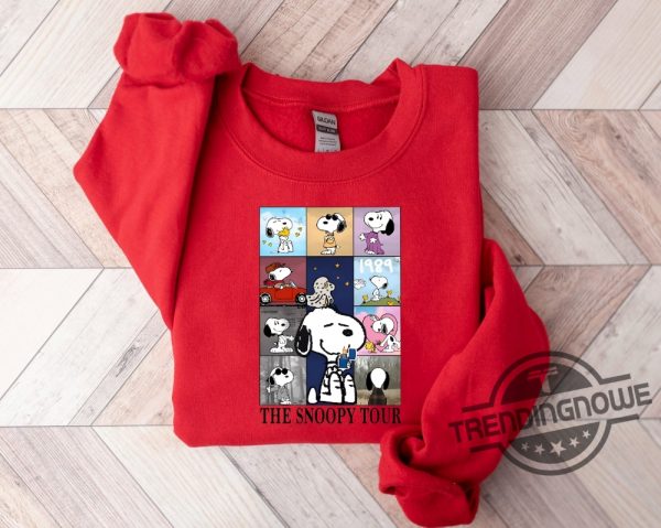 Swift Eras Tour Snoopy Sweatshirt Snoopy Dog Sweater Swiftie Eras Crewneck Lover Midnights Folklore T Shirt The Snoopy Tour Shirt trendingnowe 2