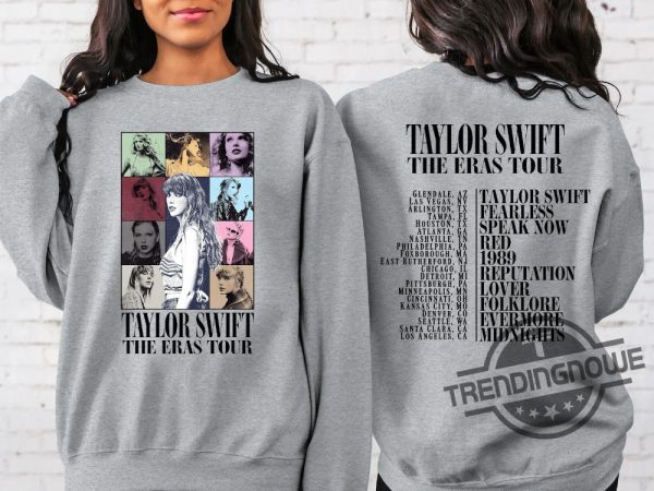 Two Sided The Eras Tour Concert Sweatshirt Taylor Swift Sweatshirt Taylor Swift Merch Shirt Taylors Version T Shirt Swiftie Shirt trendingnowe 1