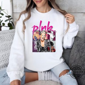 pink t shirt sweatshirt hoodie mens womens retro pnk singer tshirt music tour 2024 tee summer carnival concert shirts gift for fans pink art collection merchandise laughinks 8