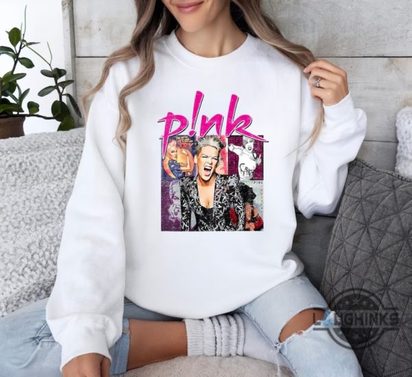 pink t shirt sweatshirt hoodie mens womens retro pnk singer tshirt music tour 2024 tee summer carnival concert shirts gift for fans pink art collection merchandise laughinks 8