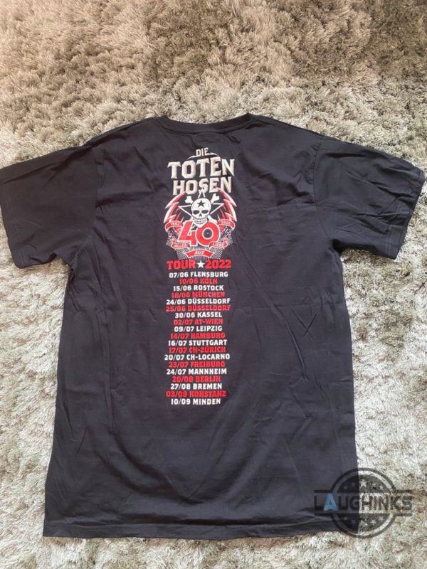 die toten hosen tour 2022 t shirt sweatshirt hoodie mens womens rare reprinted vintage style 1990s shirts die toten hosen 1998 soul therapy punk band tshirt laughinks 1