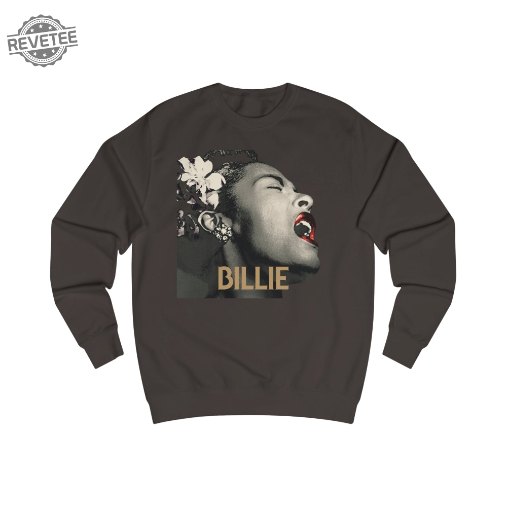 Billie Holiday Sweatshirt Vintage Retro Jazz Singer Lady Day Sweater Concert Jazz Music Swing Musician Crewneck Classic Soul Blues Apparel Unique
