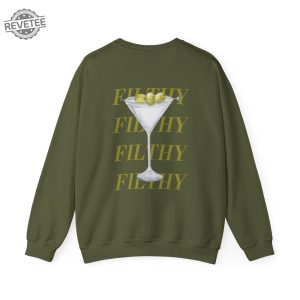 Filthy Martini Sweatshirt Dirty Martini Sweatshirt Dirty Martini Filthy Martini Fun Women Espresso Martini Sweatshirt Unique revetee 3