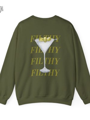 Filthy Martini Sweatshirt Dirty Martini Sweatshirt Dirty Martini Filthy Martini Fun Women Espresso Martini Sweatshirt Unique revetee 3