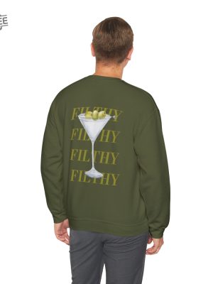 Filthy Martini Sweatshirt Dirty Martini Sweatshirt Dirty Martini Filthy Martini Fun Women Espresso Martini Sweatshirt Unique revetee 4