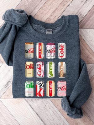 Diet Coke Sweatshirt Diet Coke Sampler Hoodie Gift For Diet Coke Lover Diet Coke Bottles Hoodie Trendy Funny Sweatshirt Unique revetee 4