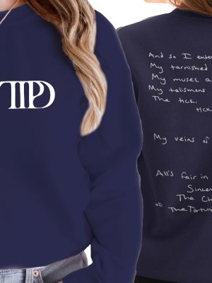 The Tortured Swift Poets Department Sweatshirt Tays Tortured Poets Hoodie Tays New Tortured Album All Of Taylor Swift Albums Unique revetee 2