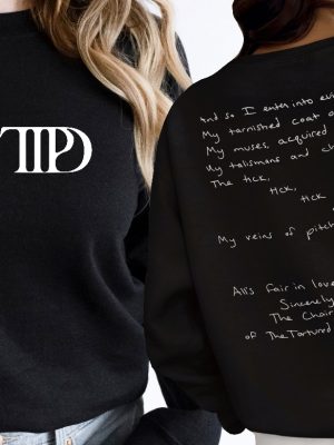 The Tortured Swift Poets Department Sweatshirt Tays Tortured Poets Hoodie Tays New Tortured Album All Of Taylor Swift Albums Unique revetee 4