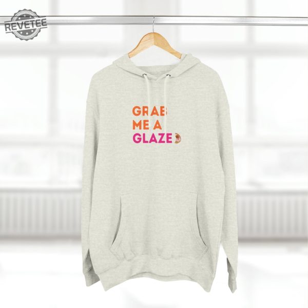 Grab Me A Glazed Dunkin Donuts Hoodie Ben Affleck New Lightweight Shirt Superbowl Ad Sweatshirt Funny Warm Top Dunkings Swag Unique revetee 4