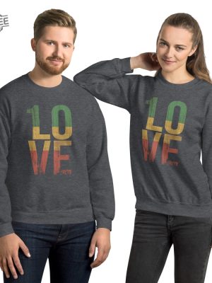 1 Love Roots Rock Reggae One Love Unisex Sweatshirt Unique revetee 4