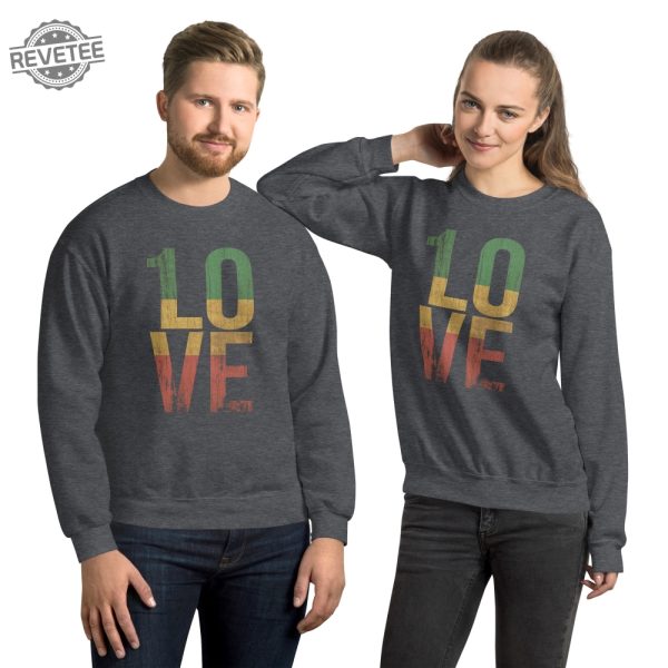 1 Love Roots Rock Reggae One Love Unisex Sweatshirt Unique revetee 4