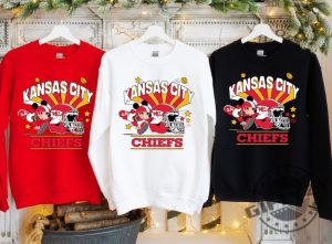 Mickey Chiefs Kingdom Shirt Kc Chiefs Tshirt Vintage Kansas City Hoodie Chiefs Crewneck Sweatshirt Kansas City Shirt giftyzy 2