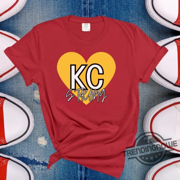 Kansas City Strong T Shirt Superbowl Parade 2024 Shirt Superbowl 2024 Kc Champs Shirt Kansas City Missouri Sweatshirt trendingnowe 1